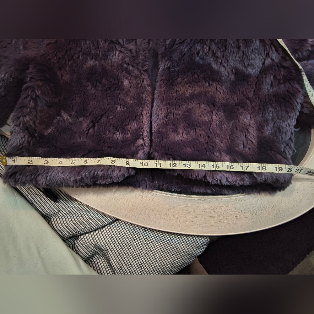 Newport News Plush Purple Teddy Jacket - Picture 8 of 9